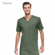 Cherokee Workwear Stretch Unisex V-Neck Top - 4725