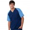 WonderWink 6716C Men's Raglan Color Block 5 Pocket Top